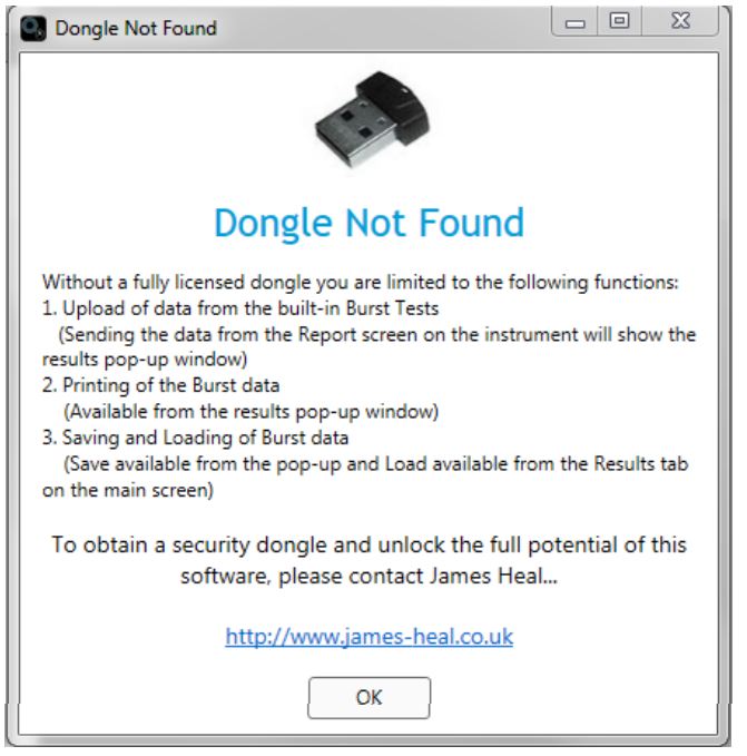 Dongle Not Found